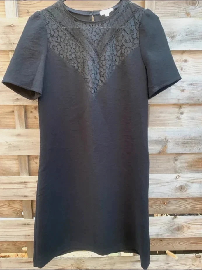 Robe chic Pablo T36 noire bureau soirée cérémonie