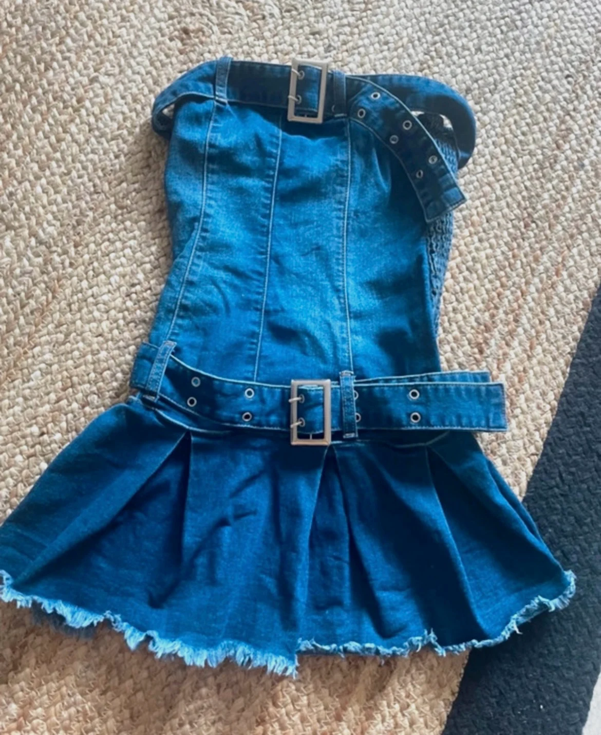Robe en jean Bershka 