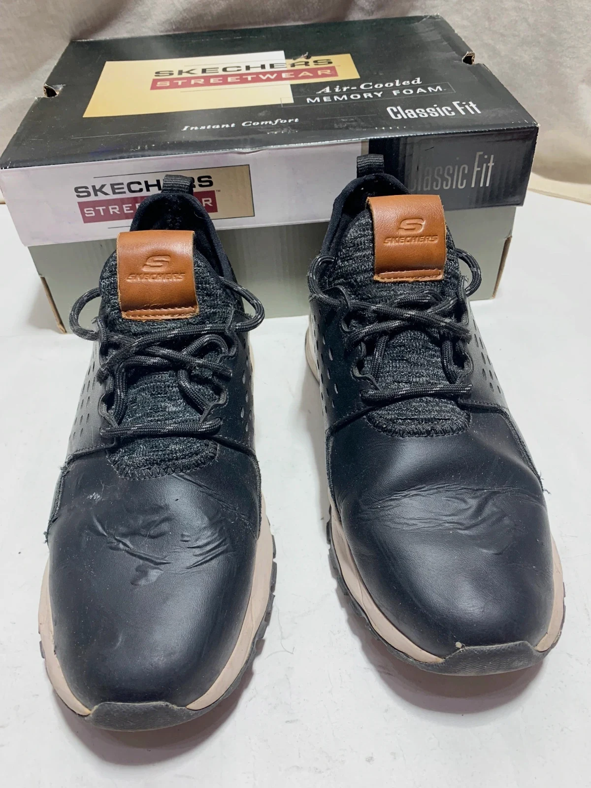 Zapatillas Skechers Hemson 65732/BLK Negro