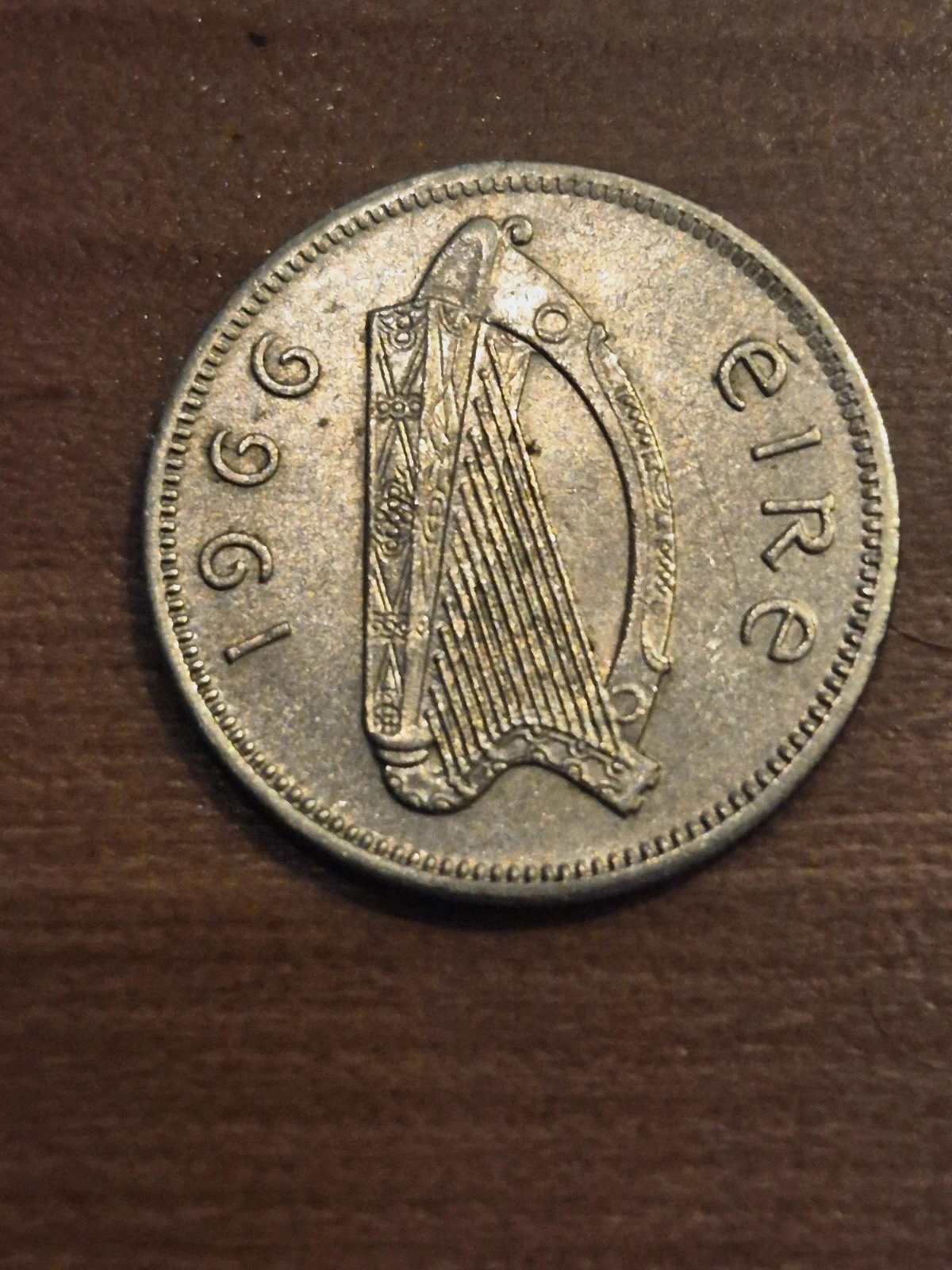 Pièce Irlande 1 Shilling 1966 - Taureau