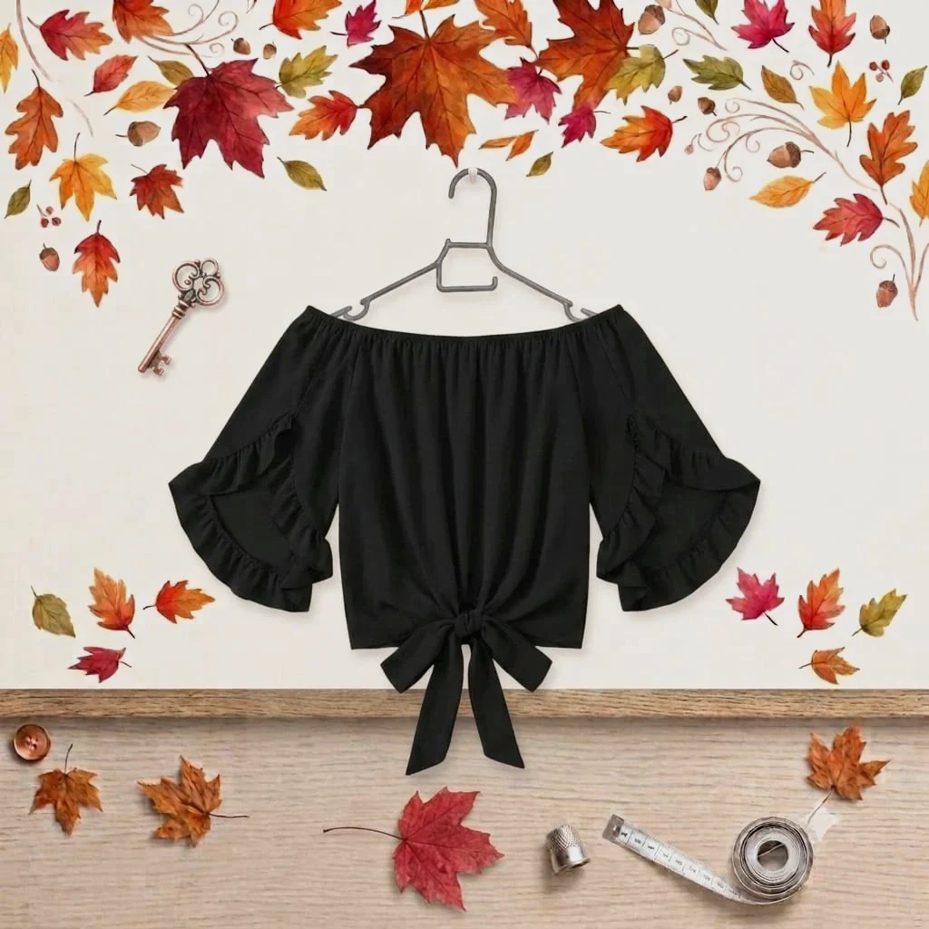Top negro elegante talla L – taille L / 40 / 12