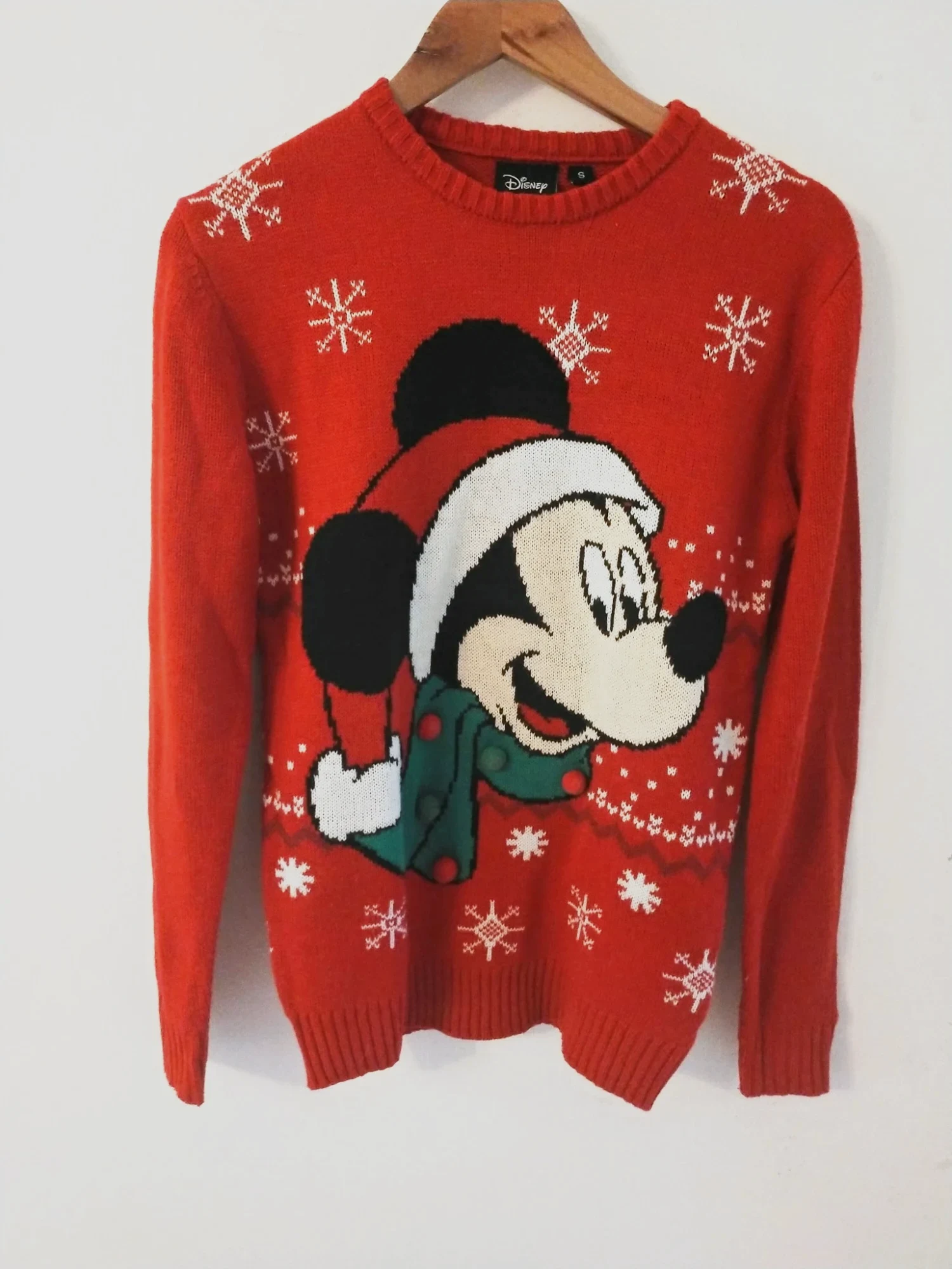 Pull de Noël Mickey taille S super motif