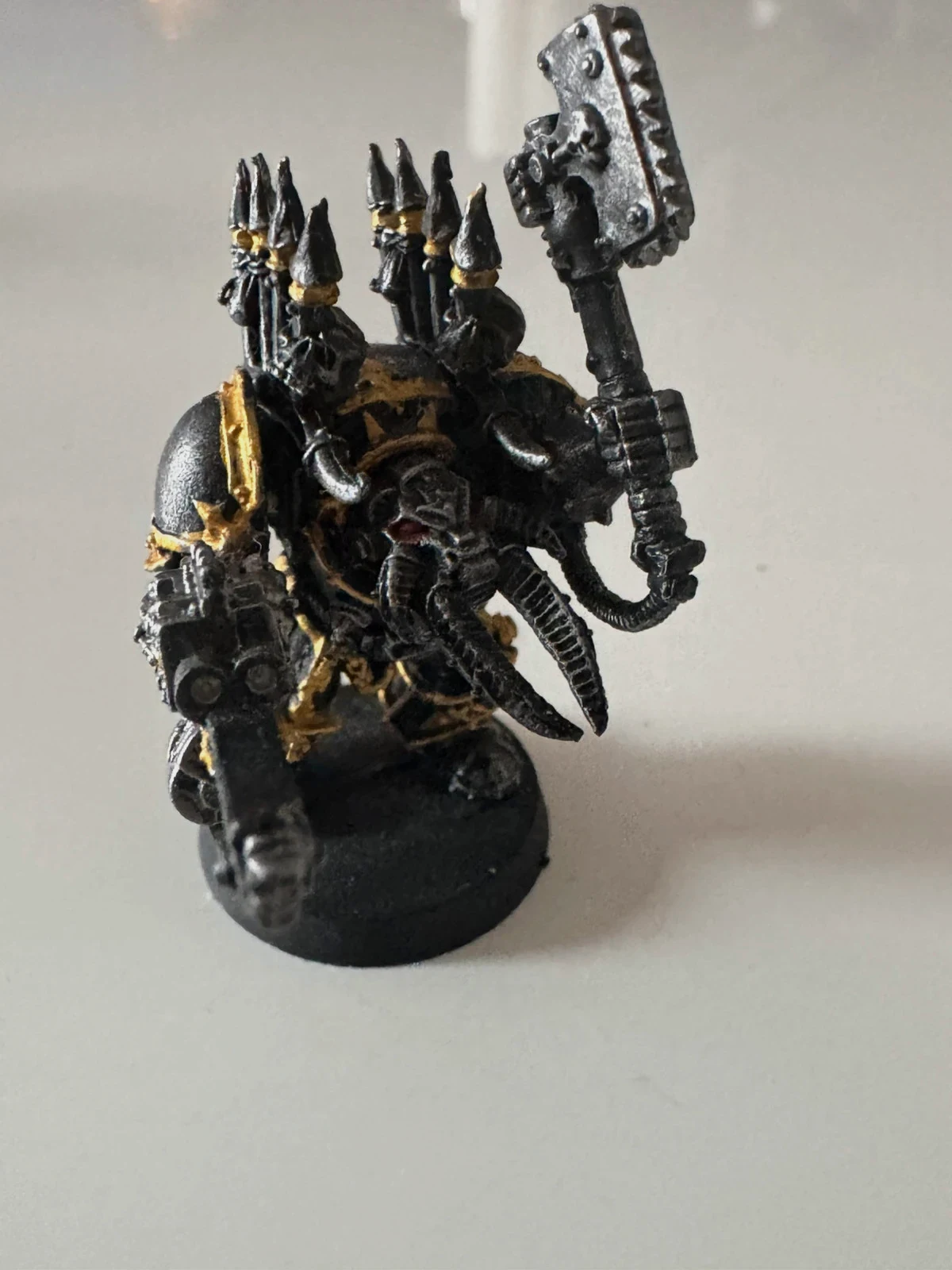 Warhammer 40k Terminator Hache Iron Warriors Chaos en métal