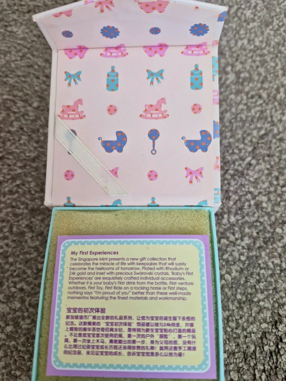 My First Experiences Baby Memory Book – Singapore Mint – multicolore (rose, bleu) 4