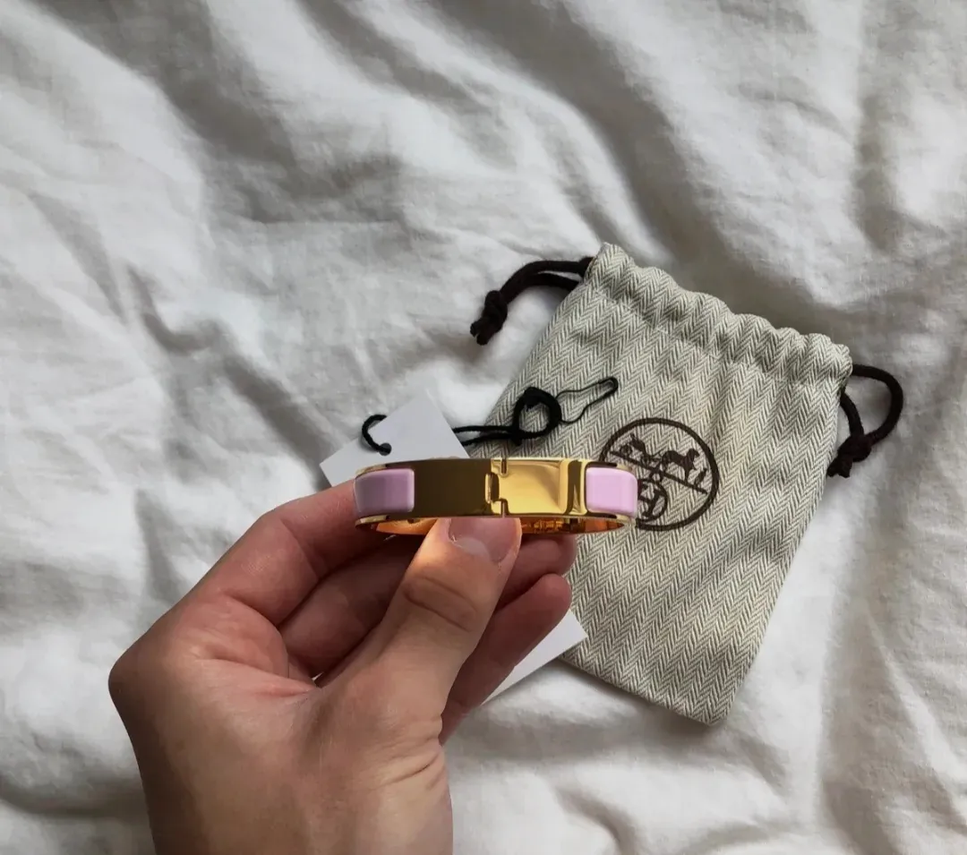 Bracelet Hermès Clic H - GM Or Rose  – Hermès – or rose – taille Taille unique 4
