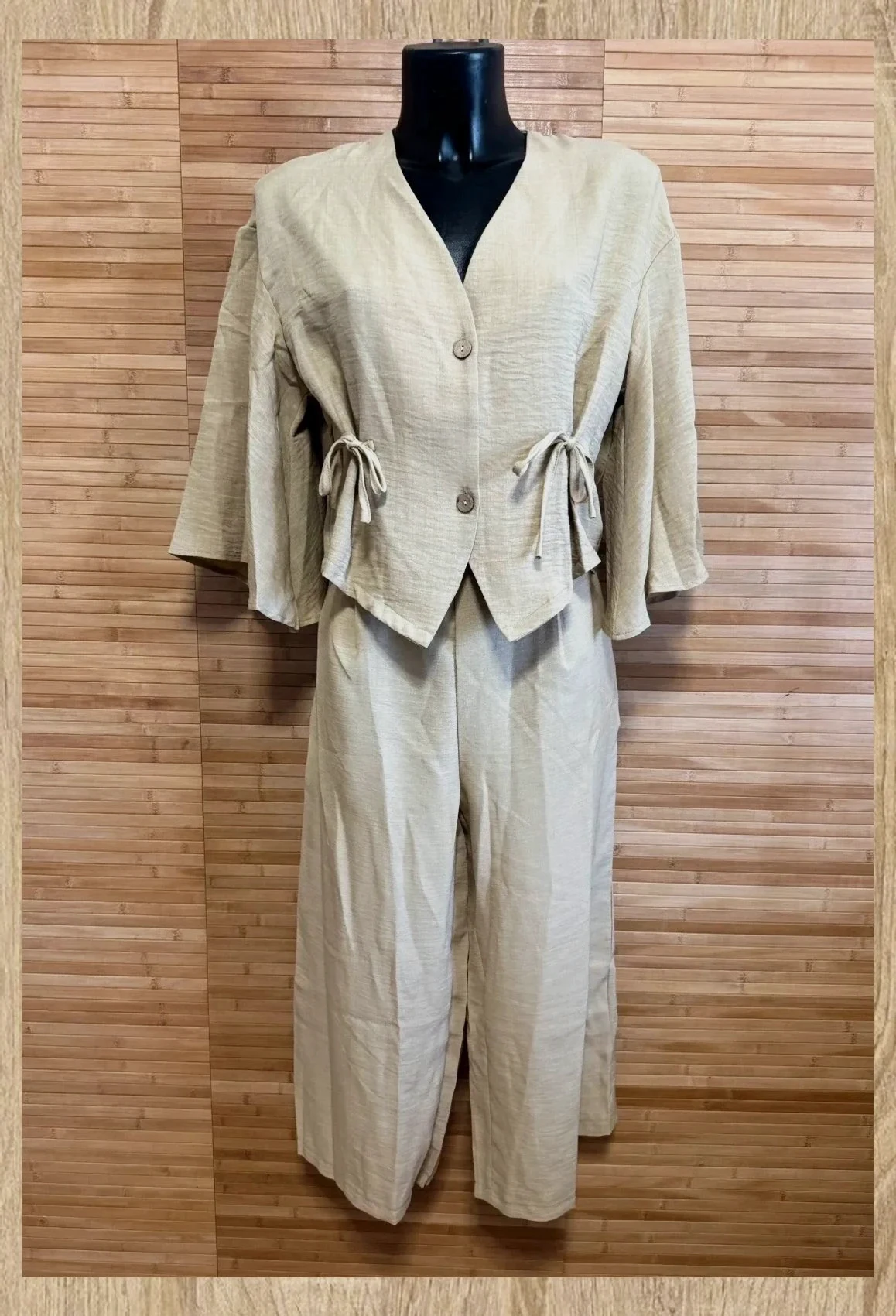 Conjunto pantalón culotte y blusa talla única para L 😍