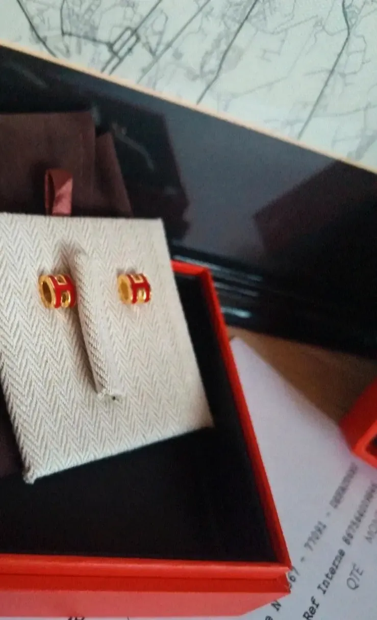 Boucles d'oreilles Mini Pop H Hermès – Hermès – taille Taille unique 3