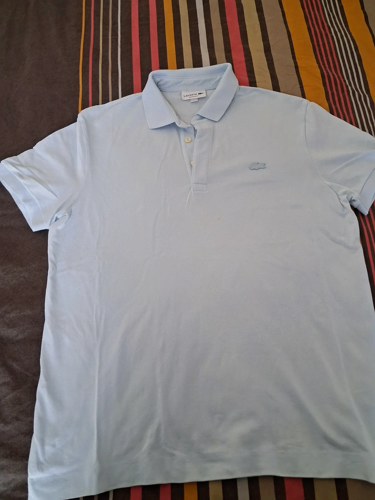 Polo Lacoste Regular Fit Bleu Ciel