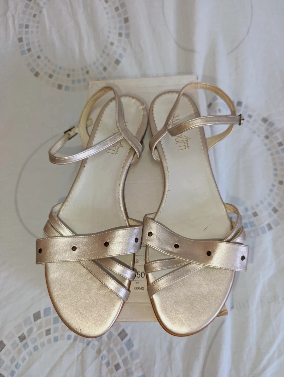 Sandalias beige Anne Weyburn talla 42 SP01 – Anne Weyburn – taille EU 43