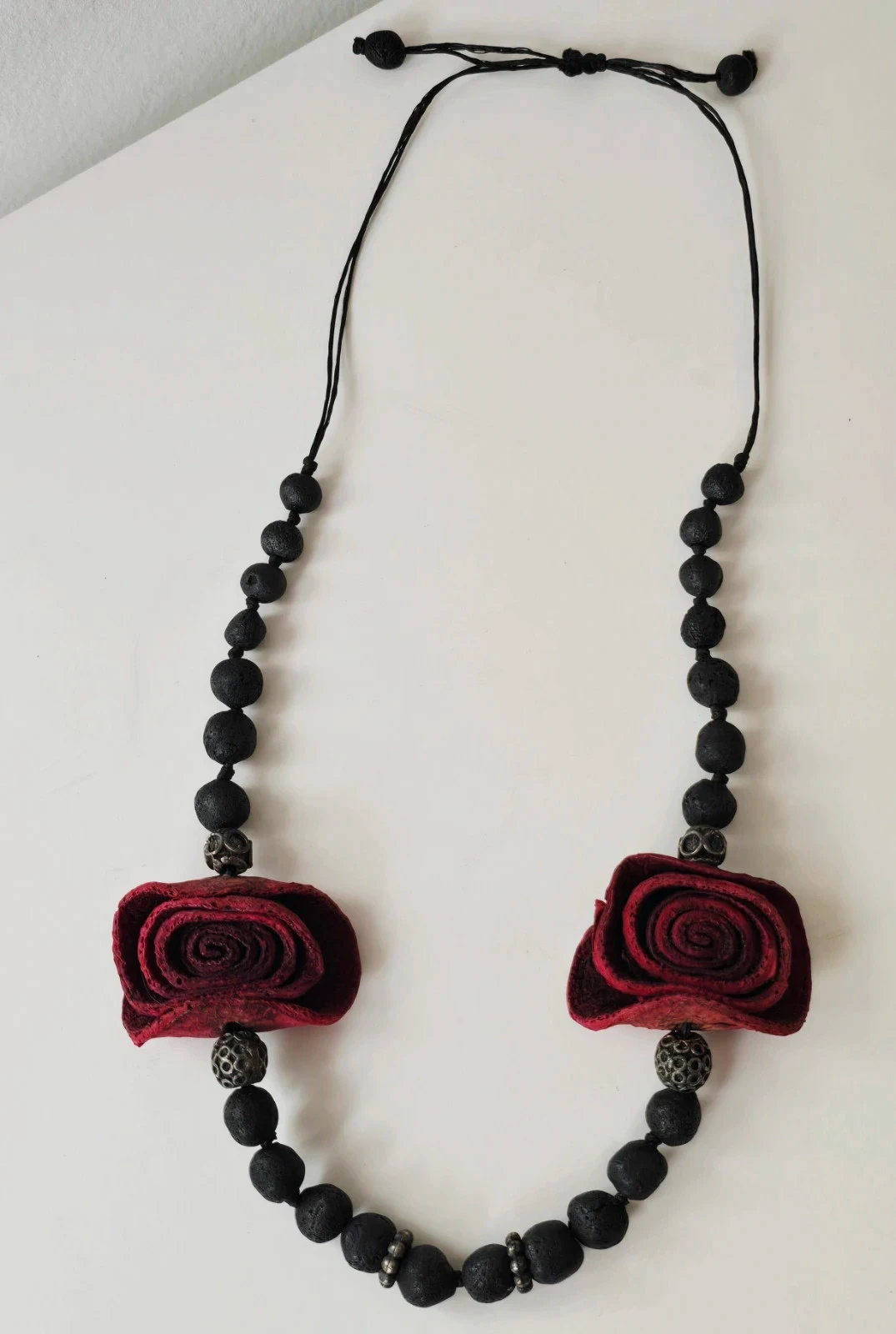 Colar hecho a mano Rosas