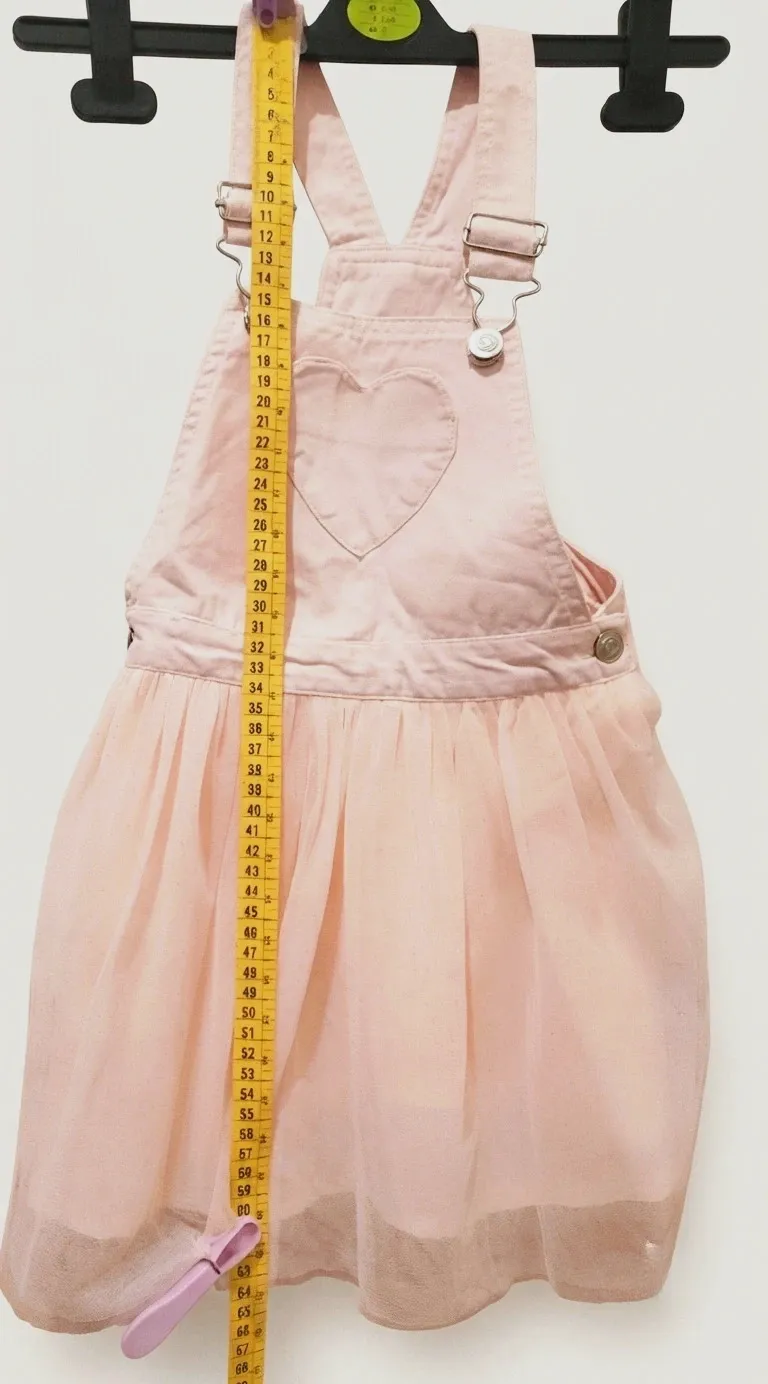 Vestido peto rosa viral con falda de tul - Little Kids talla 5/6 años – Little Kids – taille 6 ans / 116 cm 3
