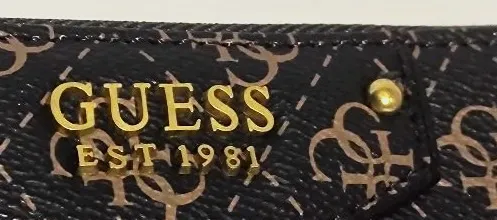 Portefeuille femme noir avec fermetures  – Guess – noir 4