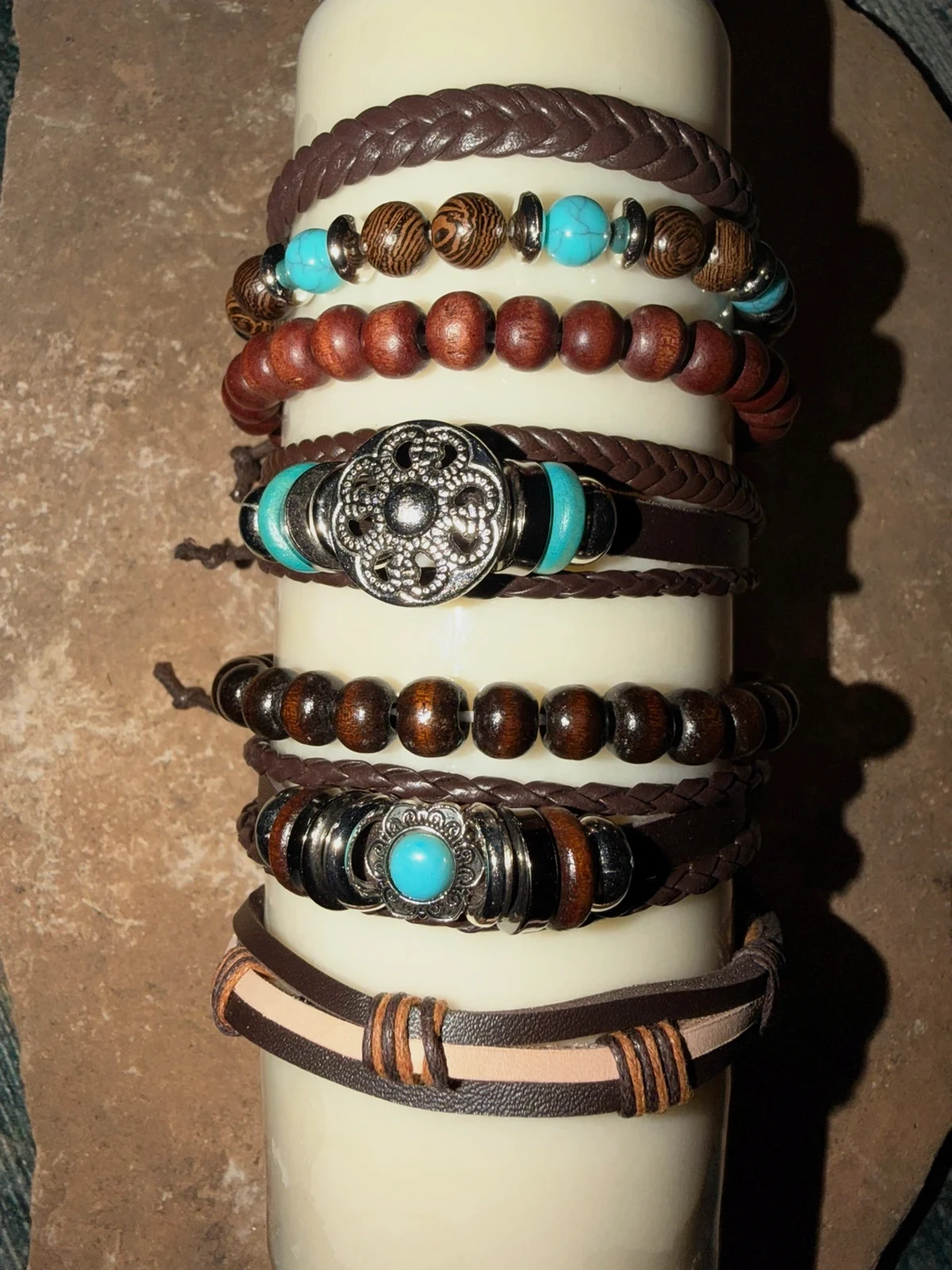 Lot de 7 bracelets