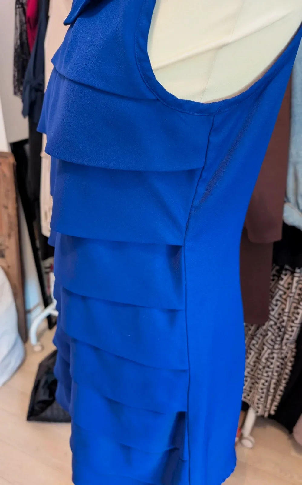 Petite robe bleue courte été taille M – New Look – taille M / 38 / 10 5