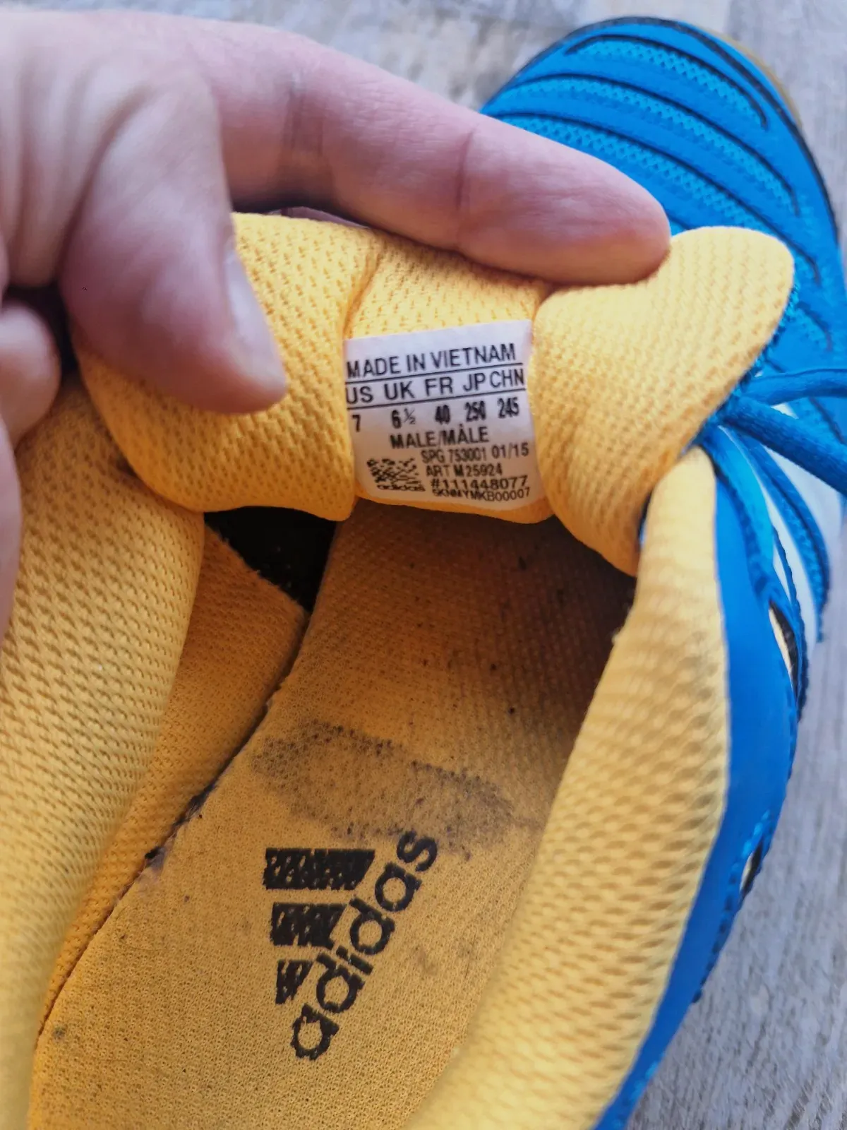 Baskets de handball / indoor Adidas Counterblast - 40 (US 7 / UK 6,5) – Adidas – taille EU 40 2