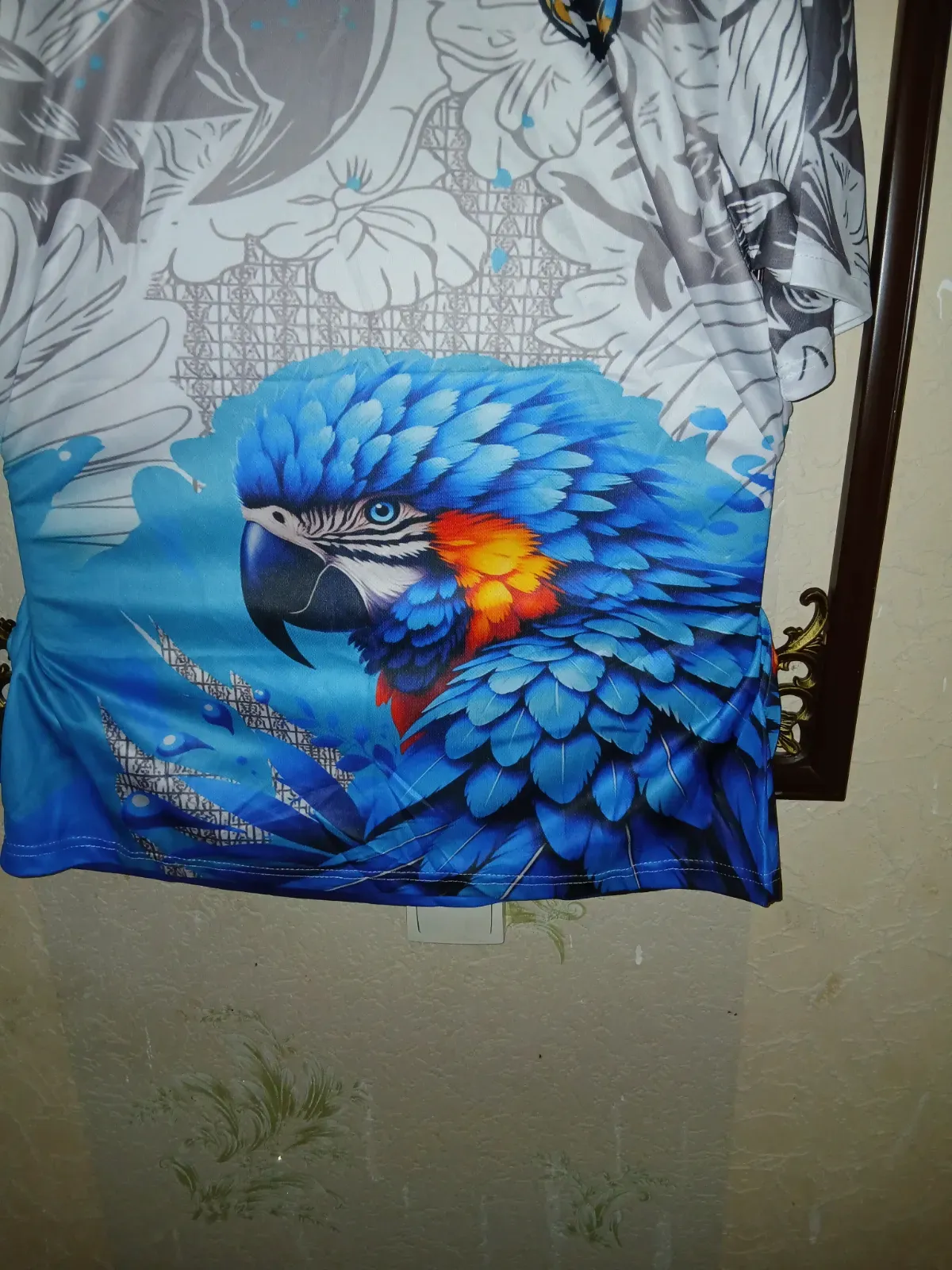 T-shirt imprimé perroquet Brasil – Brasil – taille XL 3