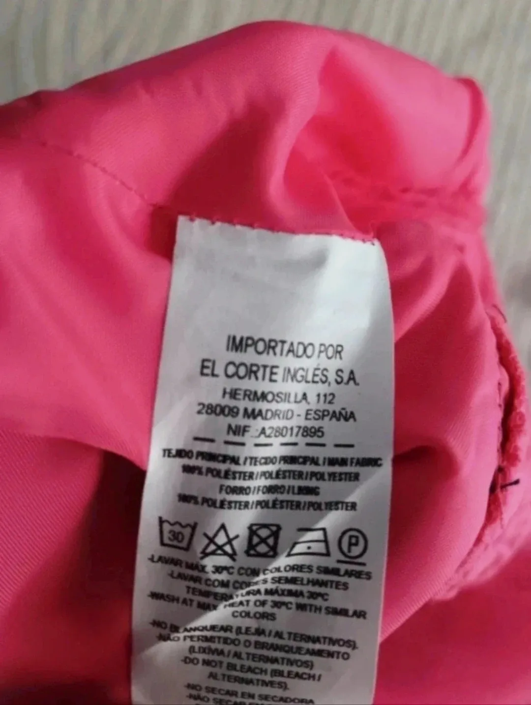 Vestido corto rosa Fórmula Joven talla 38 – Fórmula Joven – taille M / 38 / 10 5