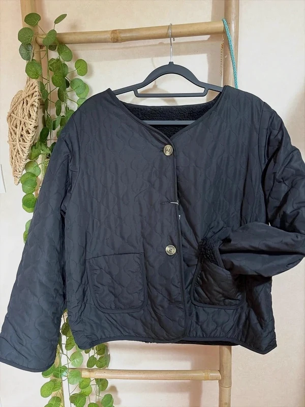 🌸Veste réversible Teddy S/M