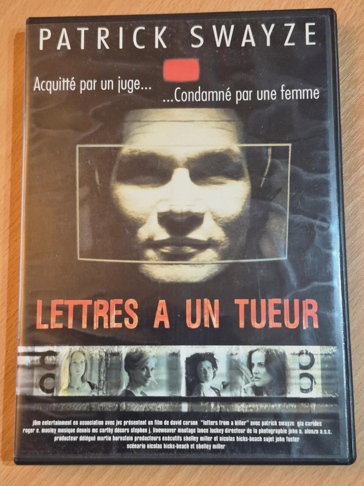 DVD Lettres à un tueur - Patrick Swayze - Thriller Langue