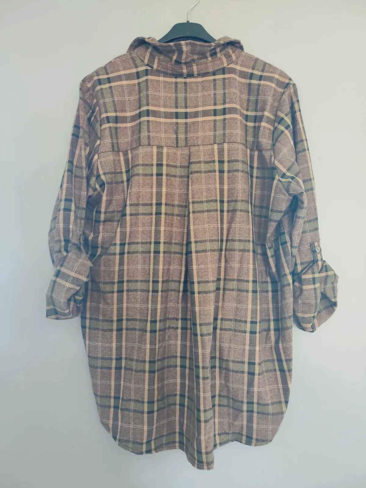 Chemise à carreaux Capucine Moda dorée – Capucine Moda – taille Taille unique 5