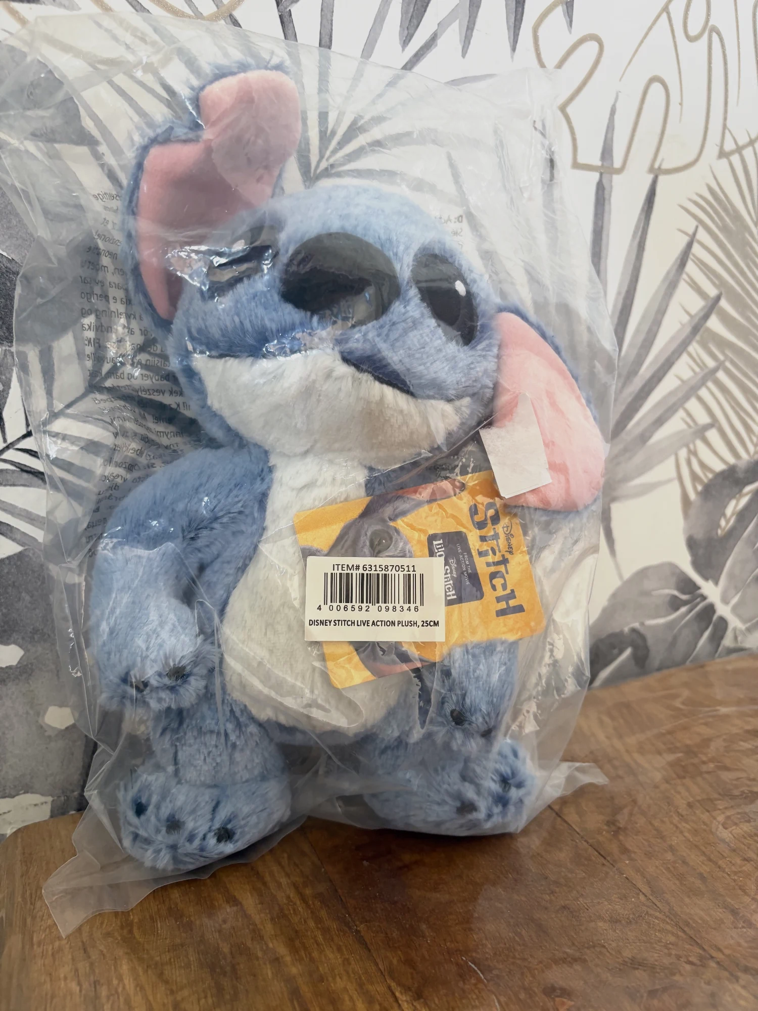 Peluche Stitch Live Action Disney 25cm