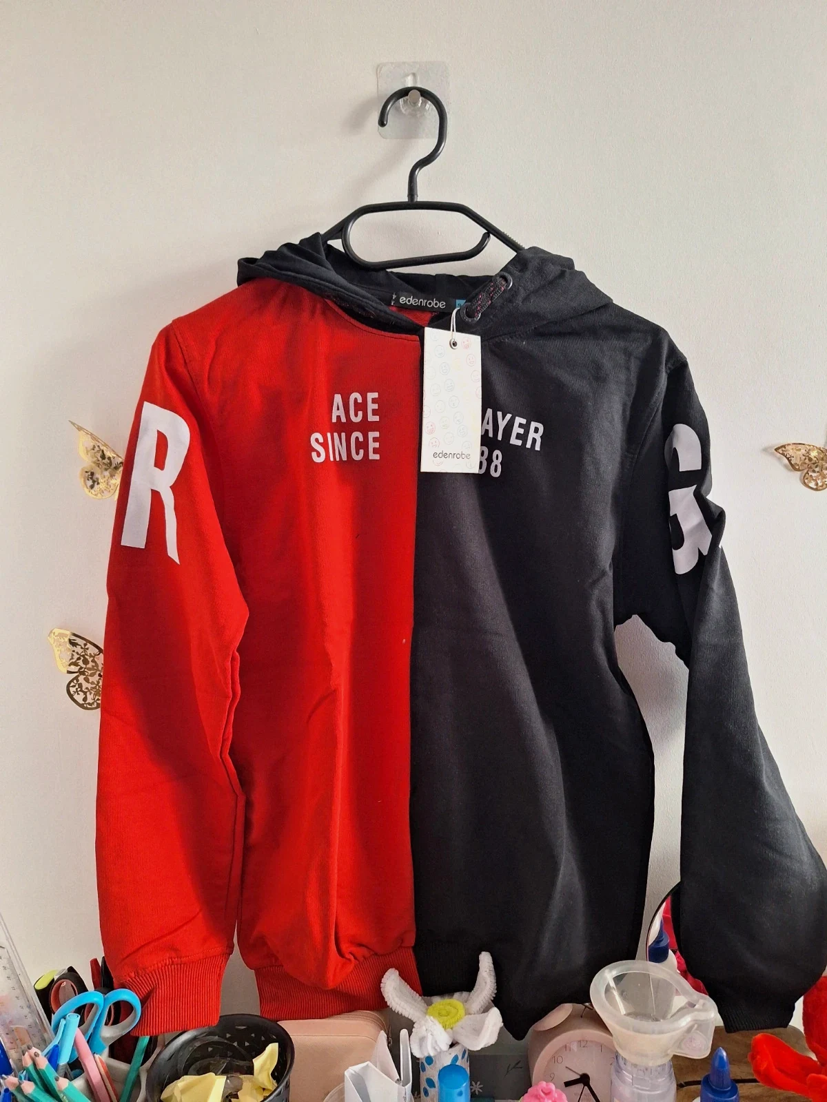 100% cotton hoodie new with tag 9to 10