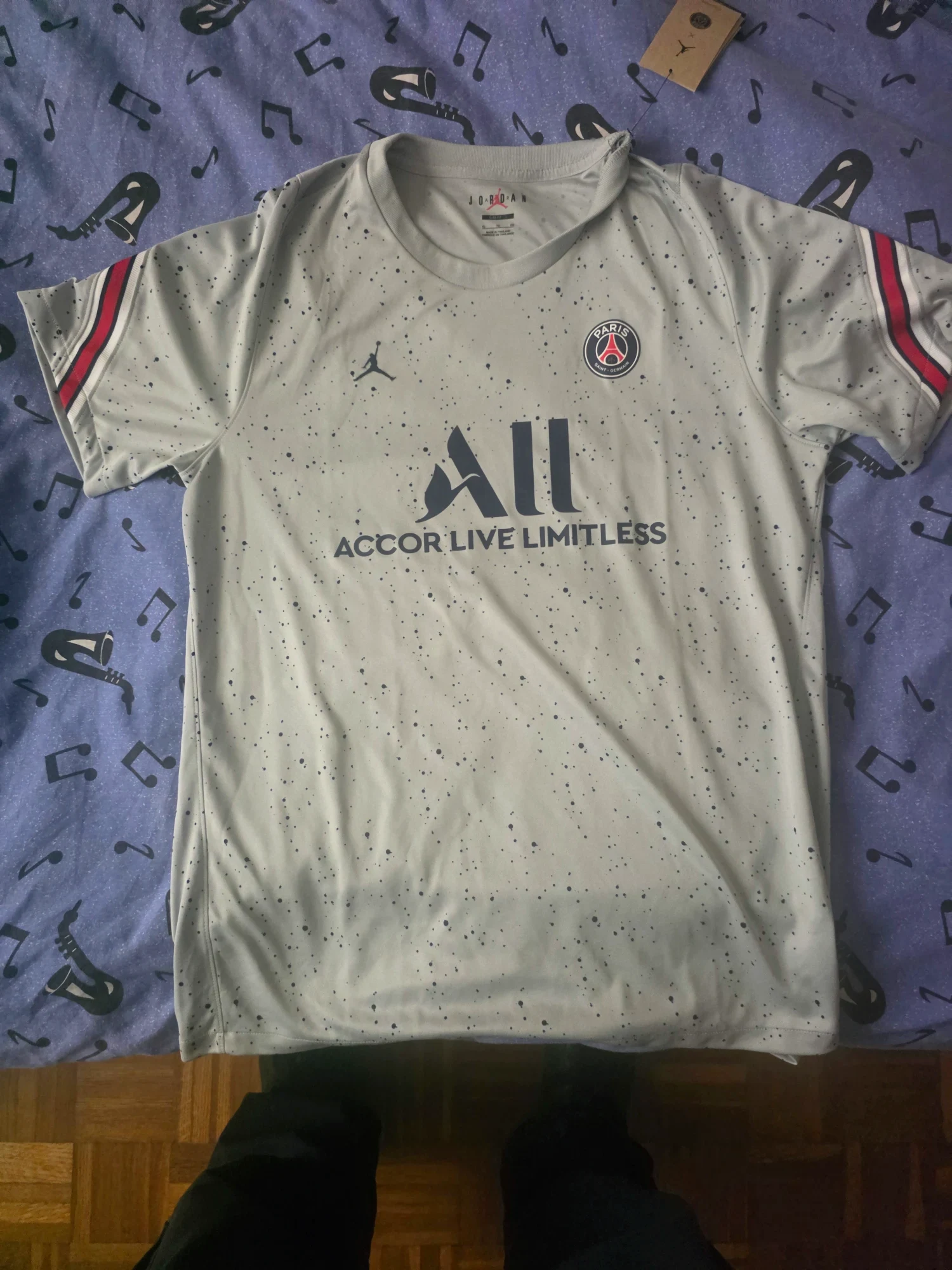 Maillot PSG x Jordan d'entraînement gris taille XL