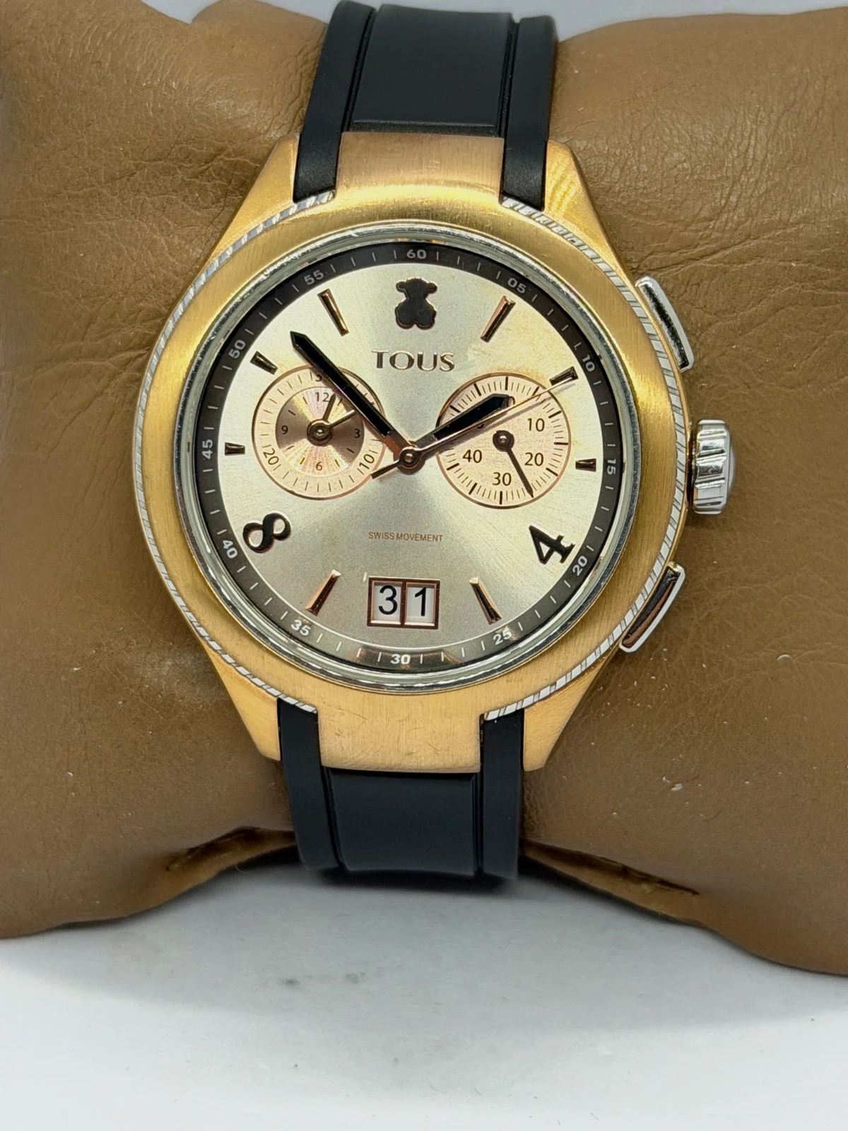 🐻 Superbe Montre TOUS Chronographe - Mouvement Suisse (Femme / Unisexe)