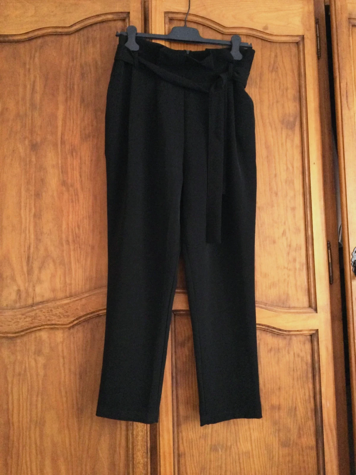 Pantalón negro fruncido 🌸