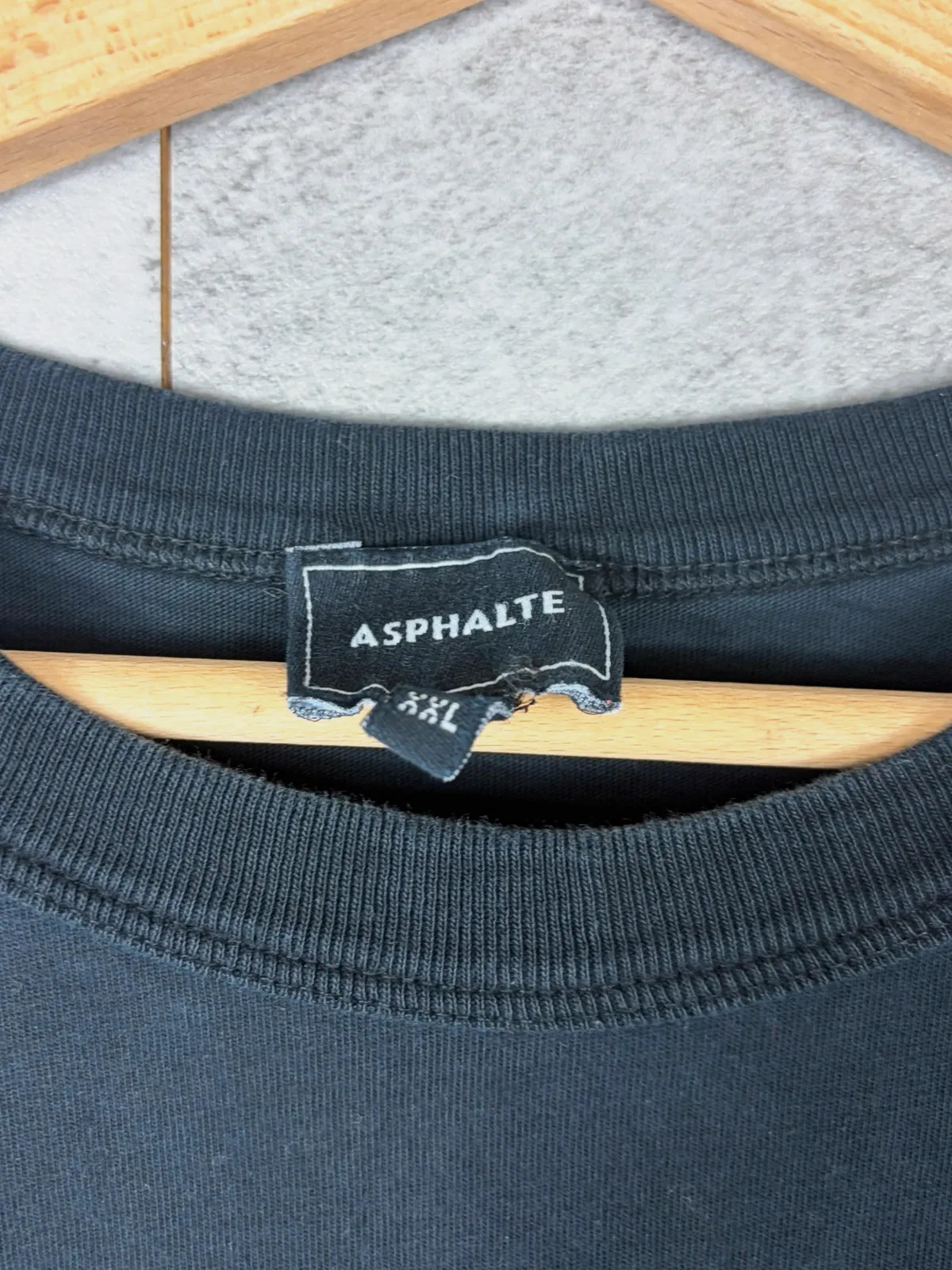 Asphalte homme t-shirt taille XXL coton épais oversize noir Made in Portugal – Asphalte – taille XXL 3