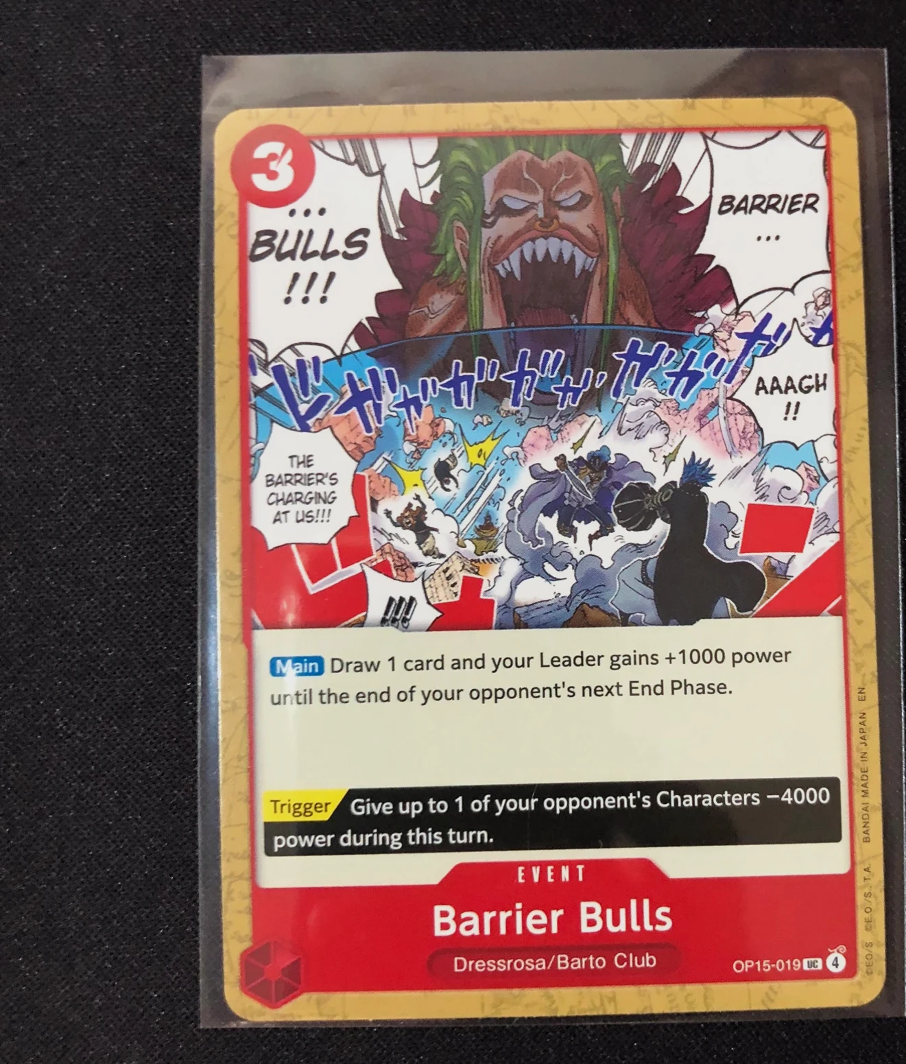 Barrier Bulls OP15-019 Uncommon Event