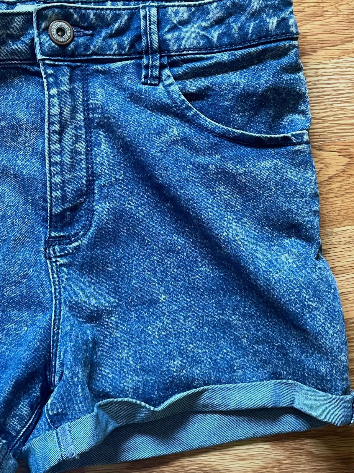 Shorts vaqueros tiro alto Lefties – Talla 38 – Lavado Ácido – Lefties – taille M / 38 / 10 3