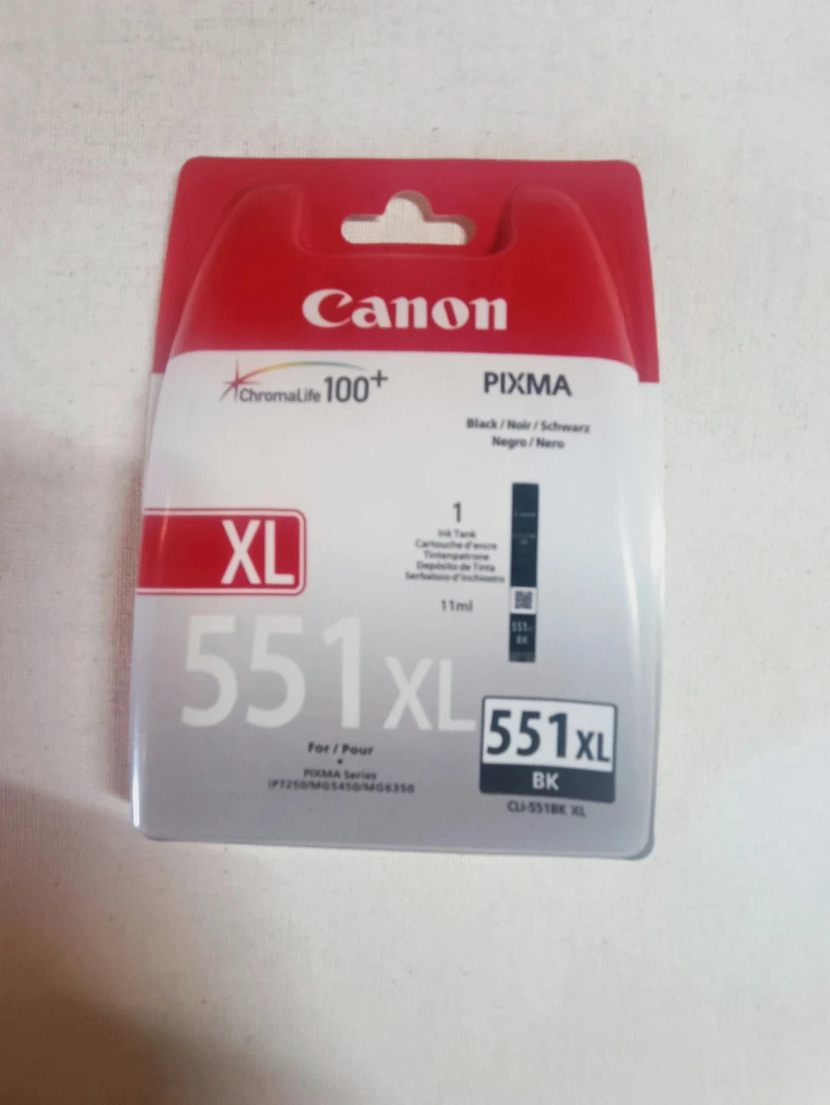 Cartouche d'encre Canon 551 XL