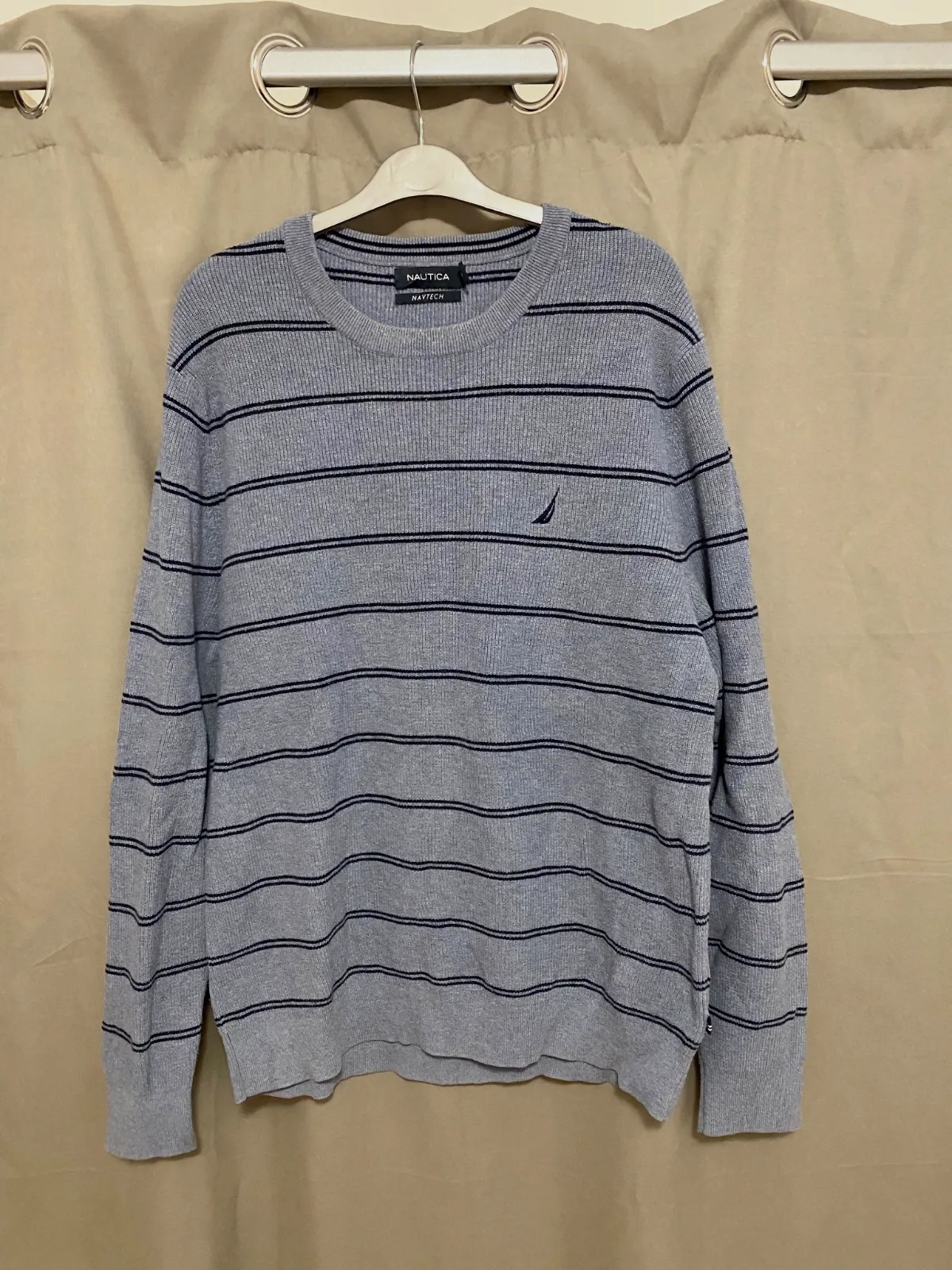 Pull Nautica Navtech à Rayures Bleu – Nautica – taille L 5