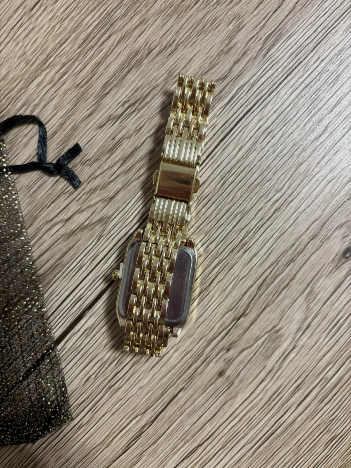 Montre dorée tendance – Quartz – taille Taille unique 2