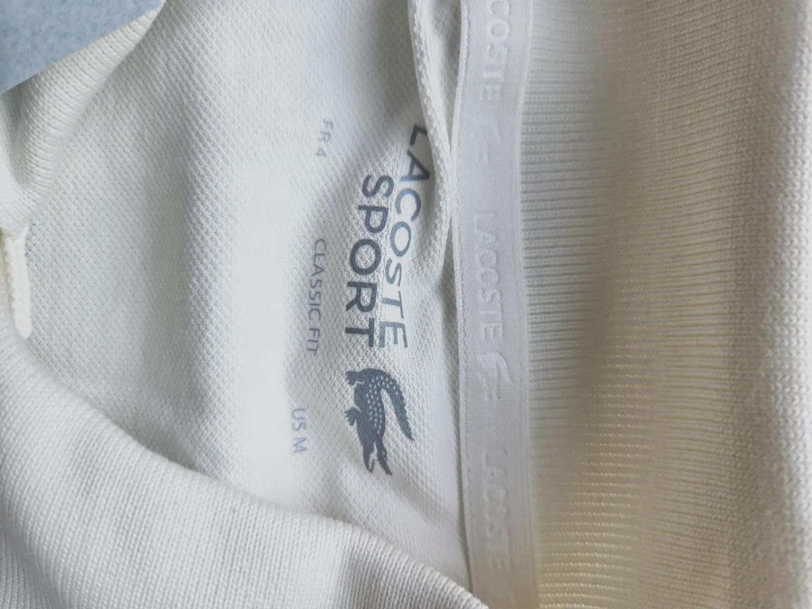 Polo lacoste – Lacoste – blanc cassé – taille M 5