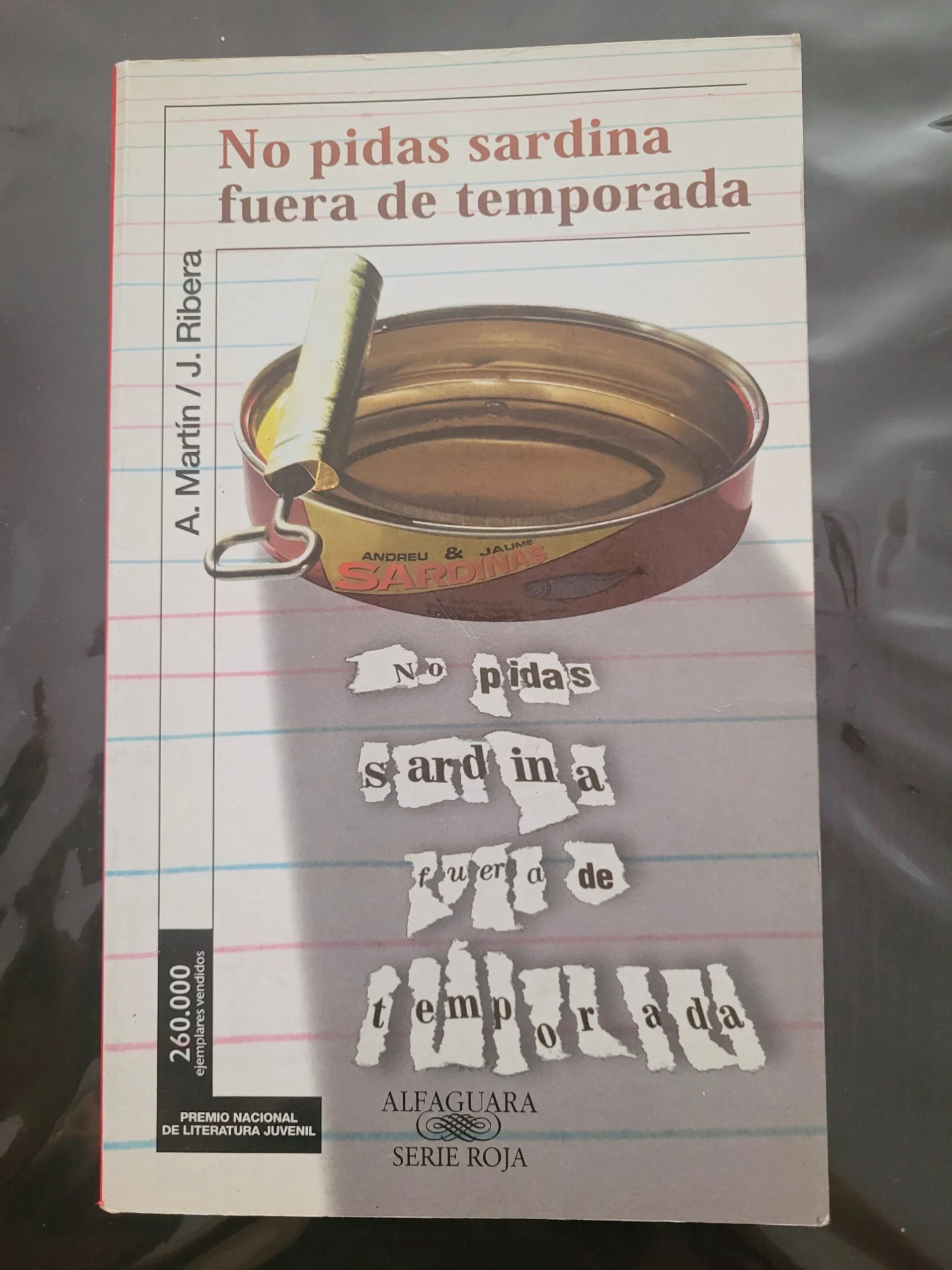 Libro No pidas sardina fuera de temporada