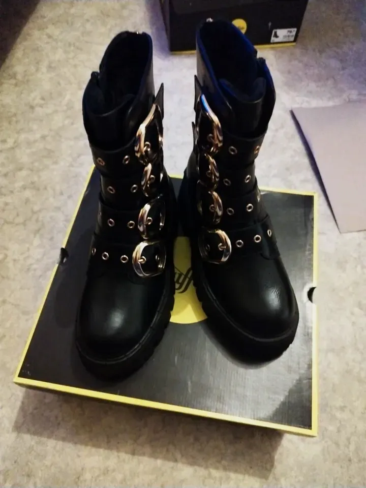 Boots Buffalo noires 36 – Buffalo – noir – taille 38 9