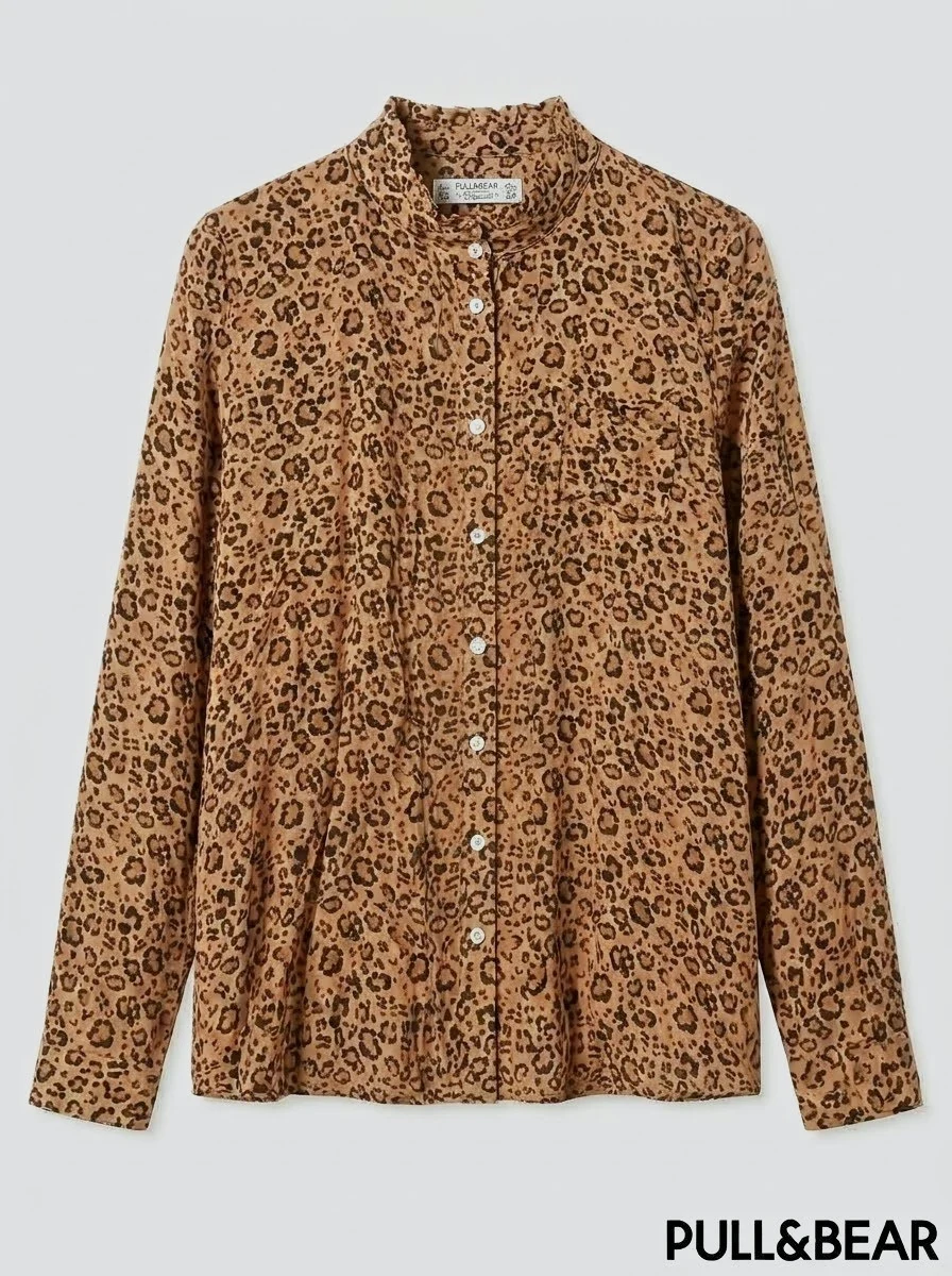 Camisa Leopardo pull &bear