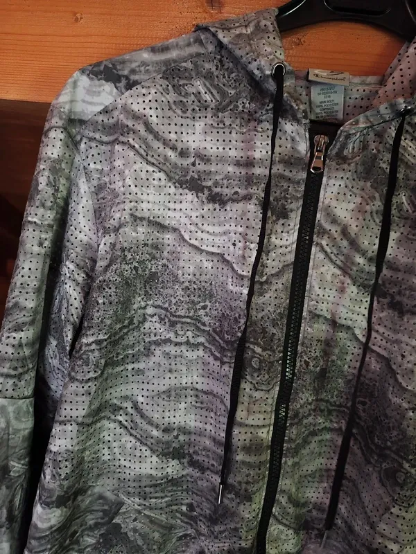 Veste à capuche zippée Champion gris chiné perforée – Champion – gris – taille L 3