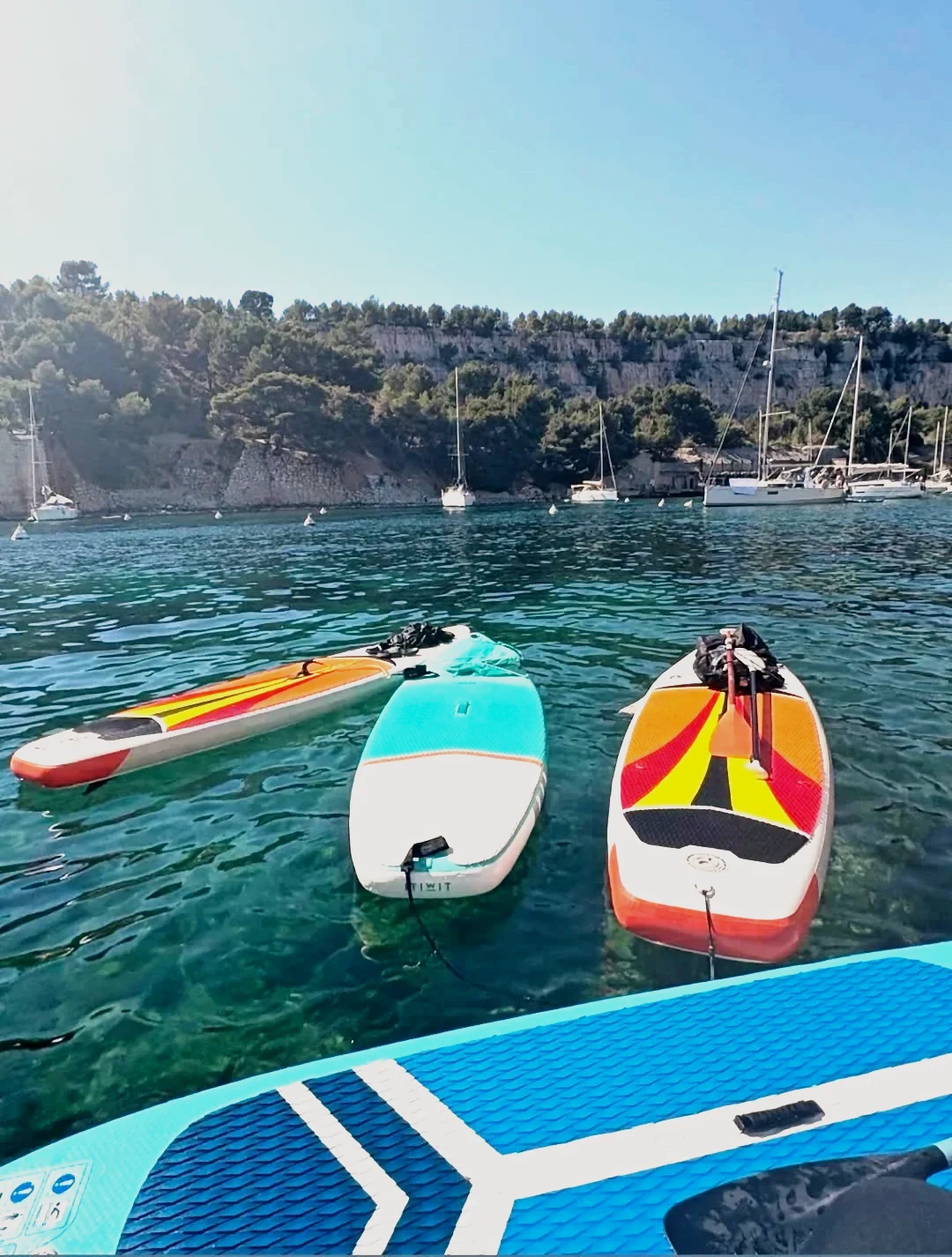 Sortie paddle Marseille - luminy