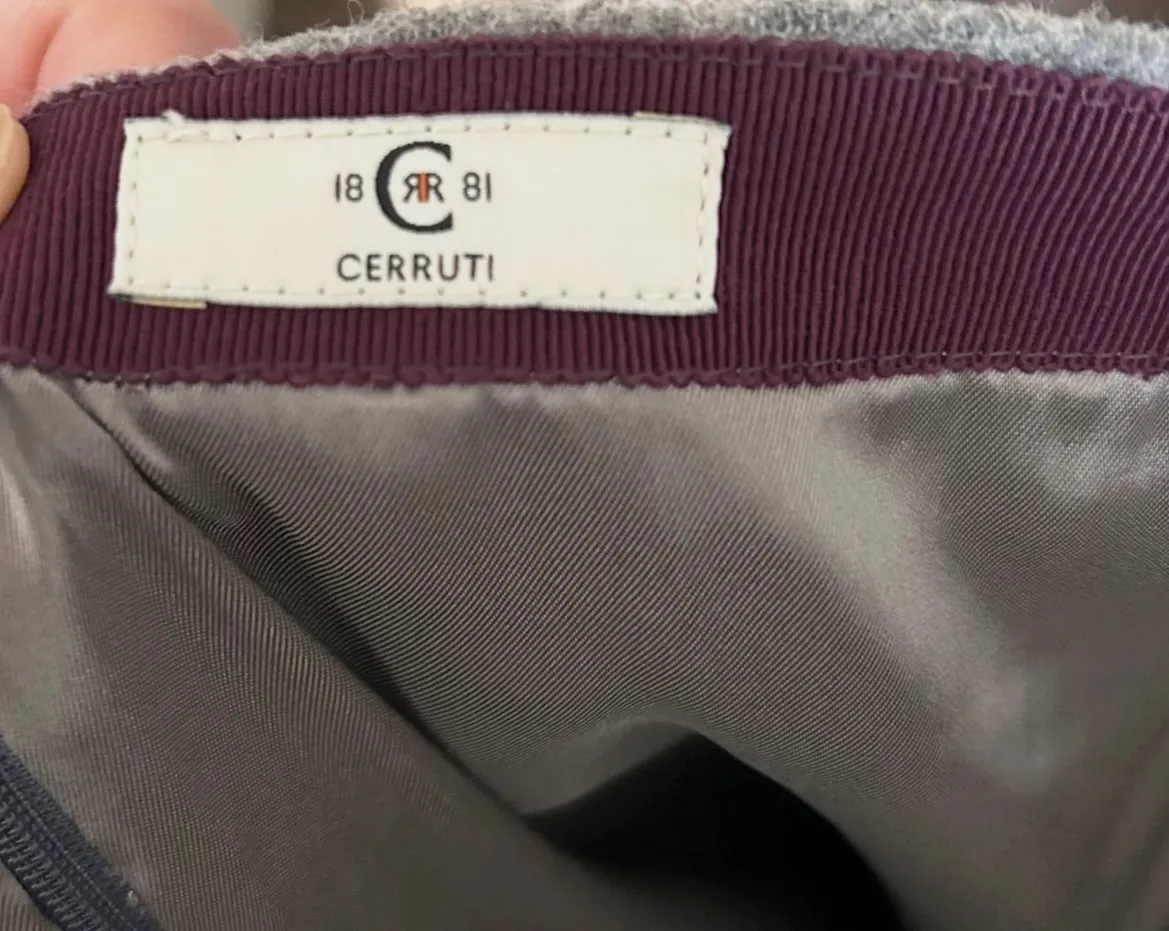 Jupe droite Cerruti 1881 laine grise chic luxe intemporelle taille 42 100% laine – Cerruti 1881 – taille XL / 42 / 14 4