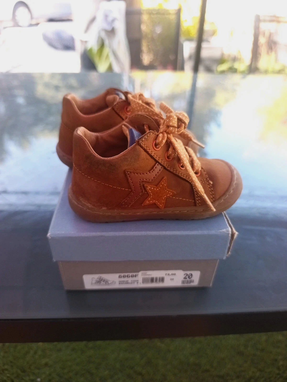 Baby botte chaussure de marche pointure 20 en cuir – Romagnoli – taille 20