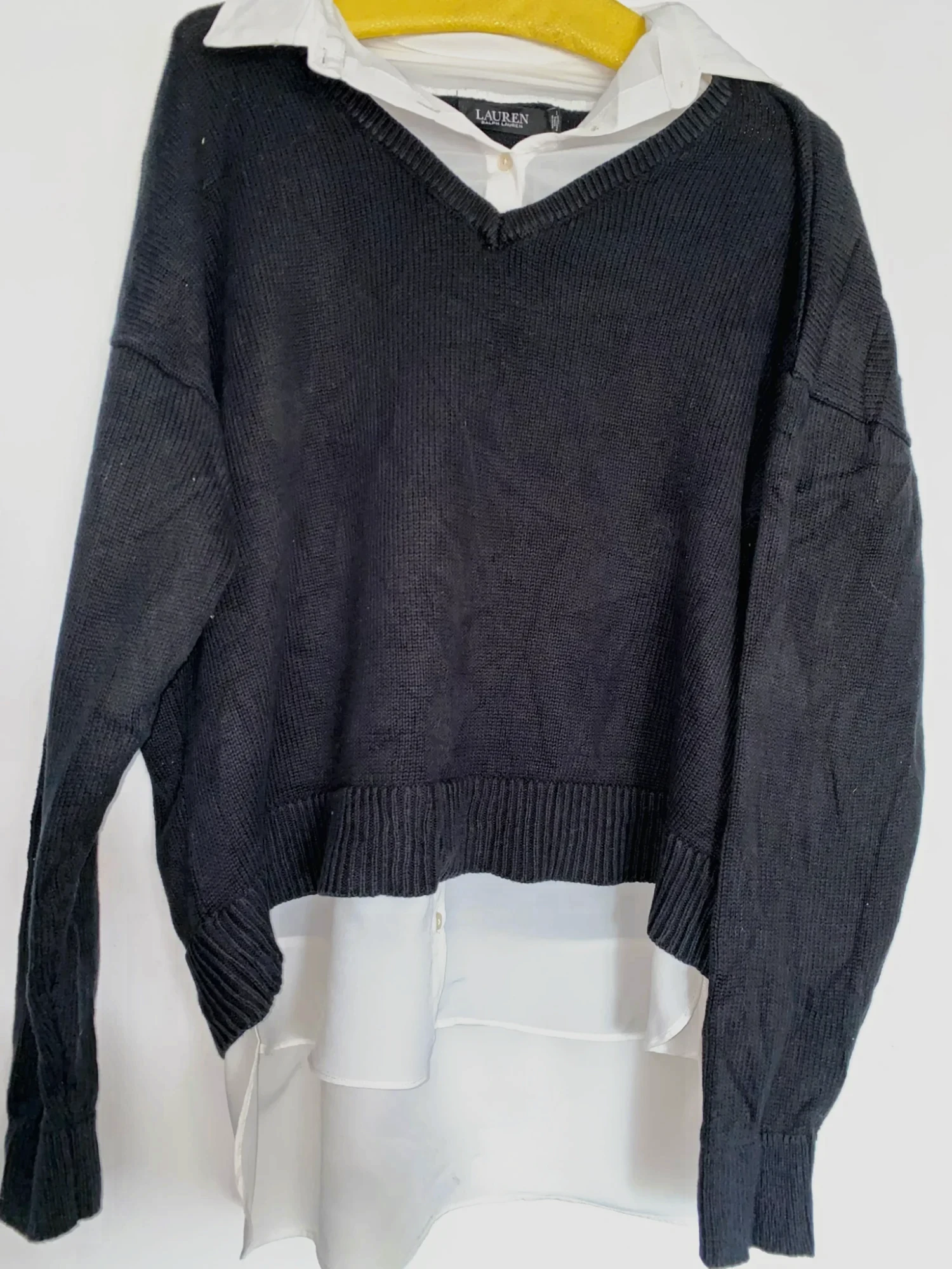 Lauren Ralph Lauren trui met blouse effect