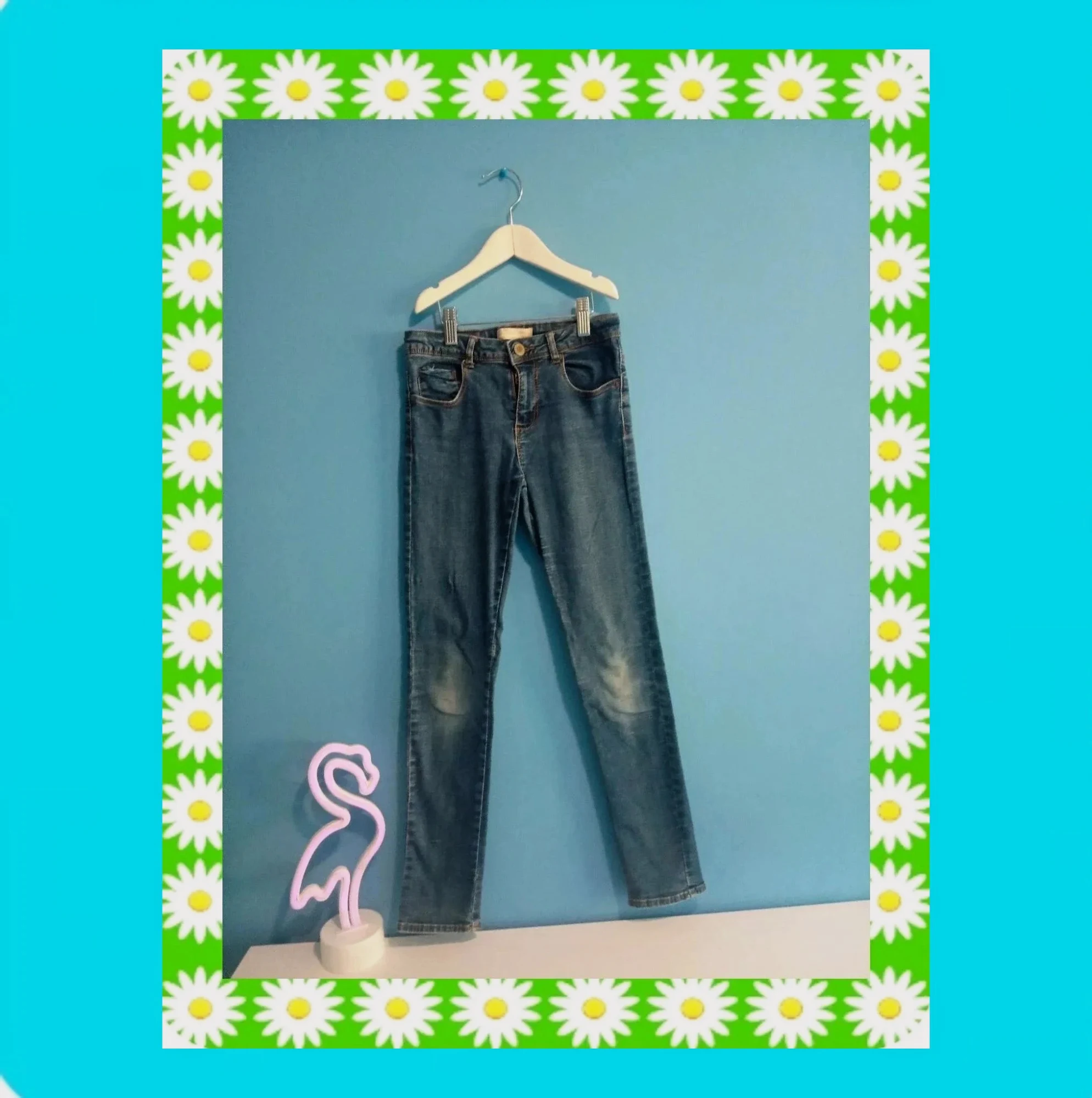 🩷 Denim Pitillo Niña Zara 🩷