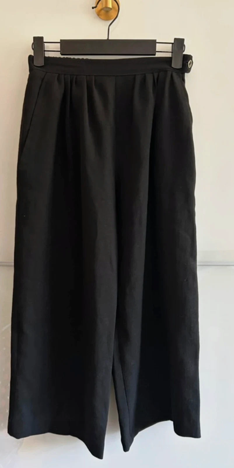 pantalon vintage théorème paris noir jambes larges – Théorème Paris – taille M / 38 / 10