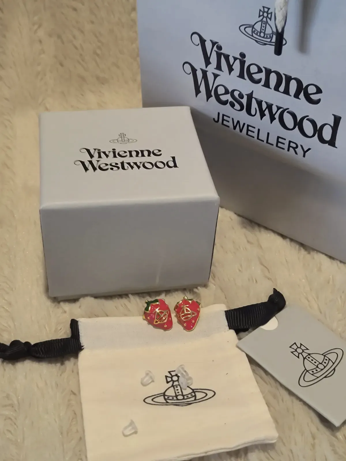 Boucles d'oreilles fraise Vivienne Westwood – Vivienne Westwood – rouge – taille Taille unique 3