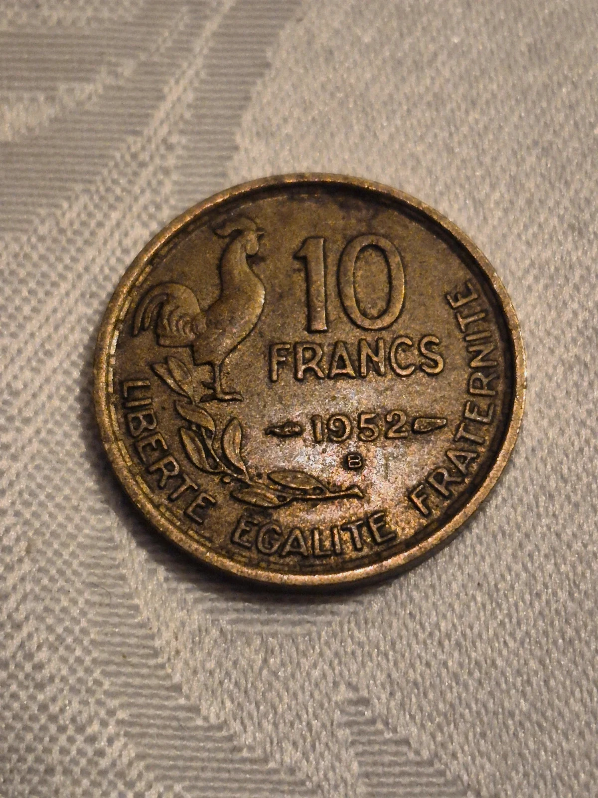 Pièce de 10 francs français (1952)
