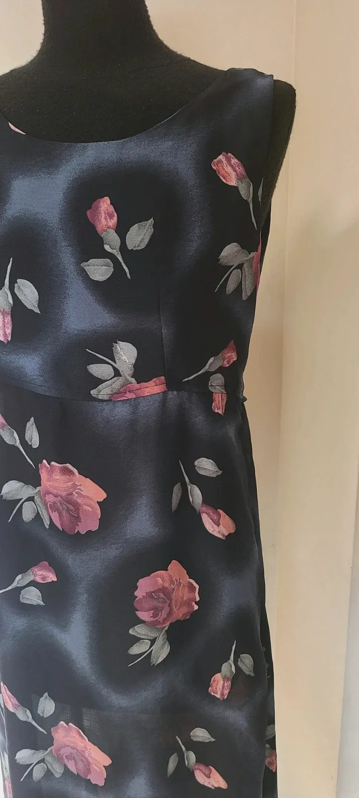 Vestido vaporoso- fluido talla L de flores – C.C.L Barcelona – taille L / 40 / 12 3
