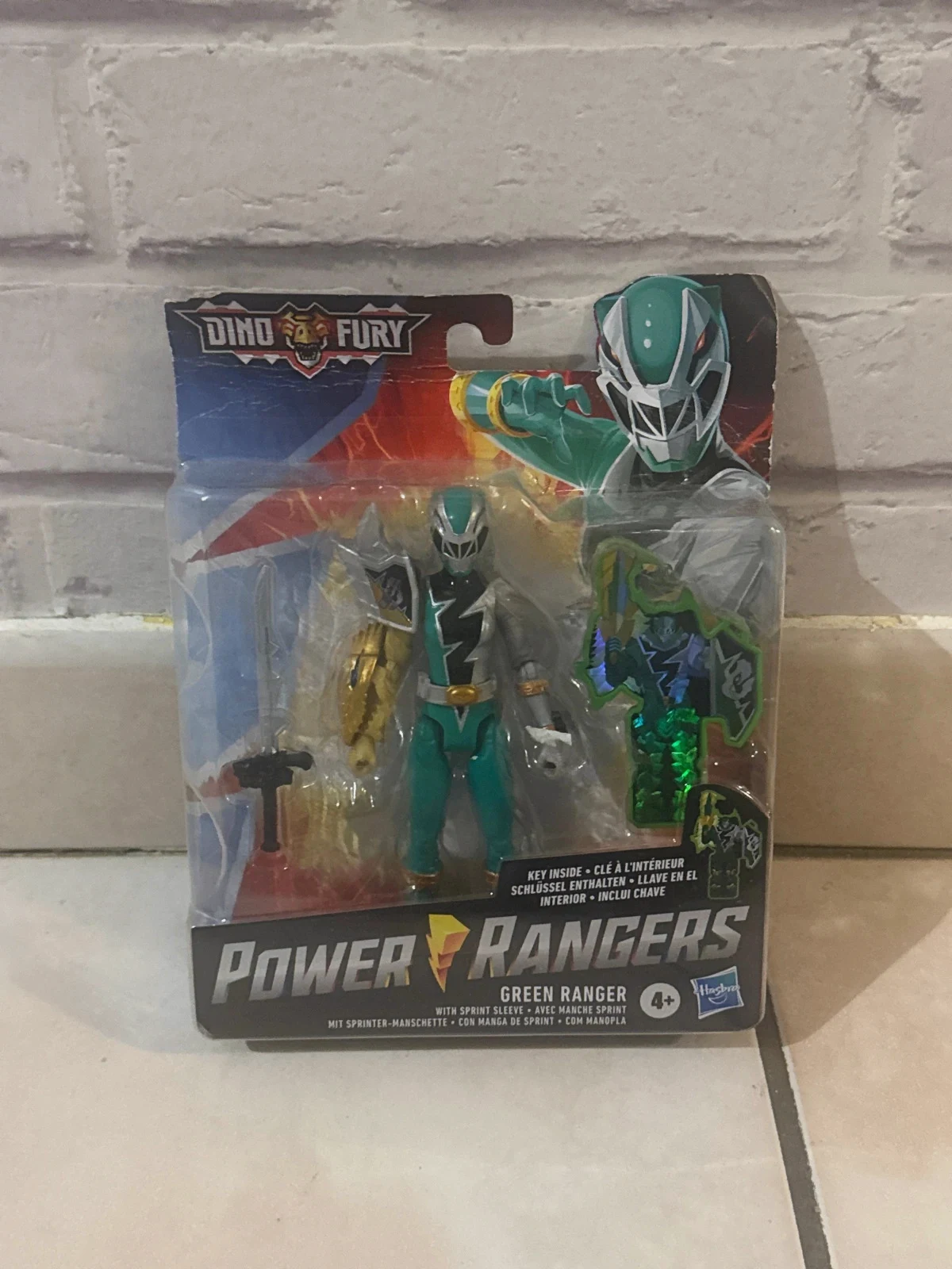 Figurine Power Rangers Dino Fury vert neuf et scellé – Power Rangers – taille Taille unique